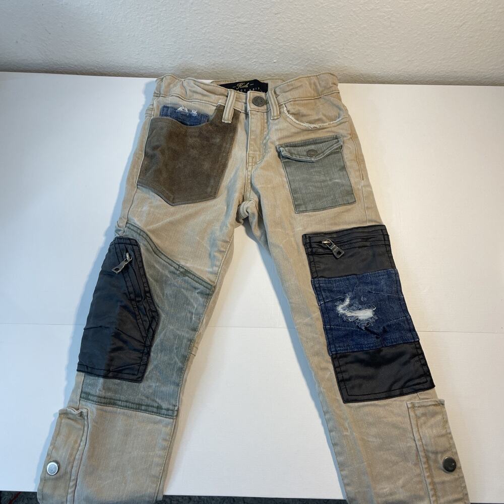 Jordan Craig Pants Boys 7 Patchwork Cargo Legacy Edition Moto Streetwear Kids
